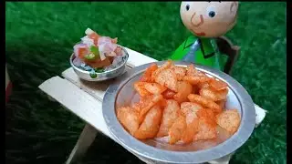 Miniature Rice Nachos with Salsa dip recipe | Easy Evening snack | Miniature cooking | Mini Cookroom