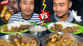 NGANU THONGBA CHALLENGE 🦆 MUKBANG🤤🔥@SarangthemArunjit 