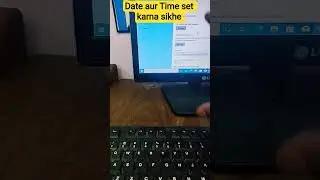 Computer Me Date Time kaise sahi kare || #computer #computerzone #computerhardware #shortsfeed
