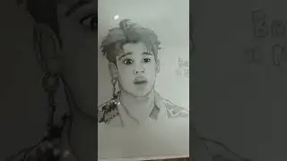 Jimin BTS Sketch/Ripan Art & Craft/#shorts