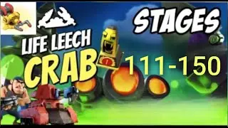 LIFE LEECH MEGA CRAB (BİRLİK CAN &Ccedil;ALMA YENGECİ) STAGES (111-150)