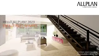 Hello Allplan! 2024 - Escaliers et Rampes