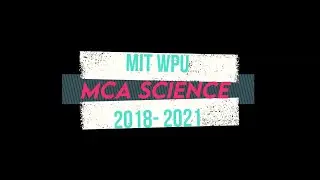 HYDERABAD NATIONAL TOUR MIT- WORLD PEACE UNIVERSITY MCA SCIENCE (2018 - 2021)
