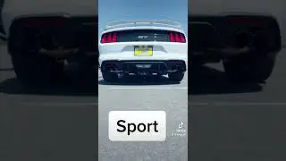 Mustang GT Active Exhaust Modes