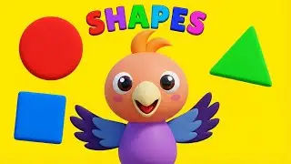  🎵 The Shapes Song | Fun Learning for Toddlers & Kids | Circle, Square, Triangle 🎵