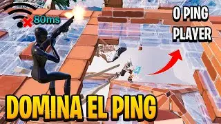 MEJORA en FORTNITE con PING ALTO | GANA a TODOS los 0 PING