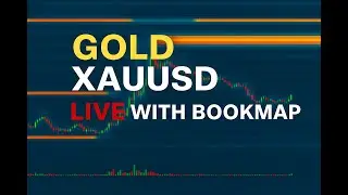 BOOKMAP LIVE | GOLD FUTURES | XAUUSD (GOLD -GC) | Liquidity #livetrade #livegold #bookmaplive