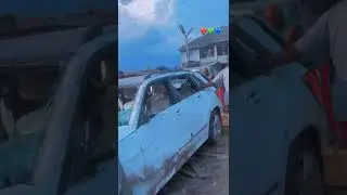 Happening live at ughelli today a young boy when dey over speed run enter car stand #yababa #comedy