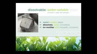 Eco-options from QLM Label Makers: DISSOLVABLE LABELS