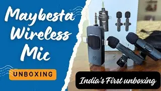 Maybesta Wireless Mic for Android and Apple | Unboxing & Audio Sample | Hindi Video