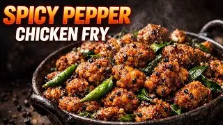 Spicy Pepper Chicken Fry Recipe | Restaurant Style Pepper Chicken | Tejuu Kaarthi