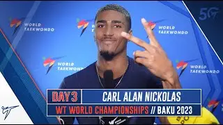 CARL ALAN NICKOLAS INTERVIEW // 2023 BAKU WORLD CHAMPIONSHIPS SILVER MEDALIST (M-80KG)