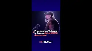 Protestors boo Welcome to Country during ANZAC dawn service