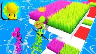 Grass Race Gameplay 🌈🌿🕺 All Levels 13-14