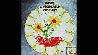 pasta& vegetable garnishing ideas # shorts # video viral by ram chef