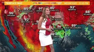 First Alert Forecast: Rain possible the evening of Fourth of July