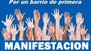 MANIFESTACI&Oacute;N VECINAL LEGAN&Eacute;S NORTE: 
