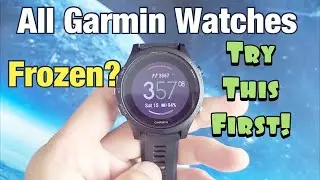 Все часы Garmin: завис экран, не отвечает, не перезапускается? ИСПРАВЛЕНО!