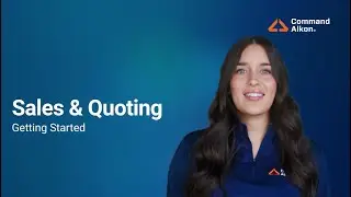 Sales & Quoting   Getting Started