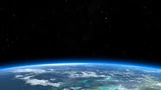 Earthrise  Sri Mataji's face in the clouds from spaceश्री माताजी को अंतरिक्ष से देखा गया!