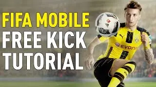 FIFA MOBILE FREE KICK TUTORIAL !!