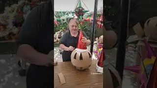 Piñata navideñas tradicional de 7 picos/ piñatas fácil / piñatas mexicana 🪅