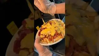 The LOADED CHEESE FRIES from Burger Village on Long Island, NY! 🧀🍟🤤 #DEVOURPOWER