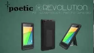 NEW IMPROVED Poetic Revolution case for Google Nexus 7 FHD 2nd Generation