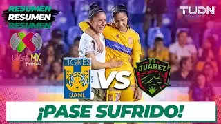 Resumen y goles | Tigres vs Ju&aacute;rez | Liga Mx Femenil - CL2024 - 4tos | TUDN