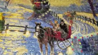 Thomas Kinkade Holiday Evening Sleigh Ride