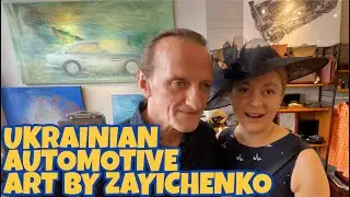 Ukrainian Automotive Art By Zayichenko at Savile Row London