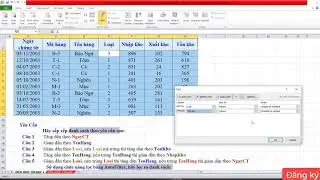 Instructions for filtering data in Excel