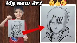 Sasuke Uchiha drawing | How to draw Sasuke Uchiha easy | Naruto | How to draw a boy | Anime drawing