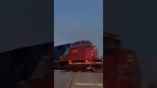 Canadian National DPU Rumbling Through Plainfield