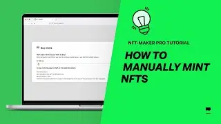 How to manually mint NFTs