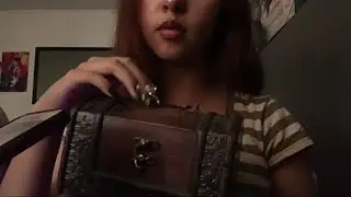 asmr tapping on random items &bull;wood taps, glass taps, crystal taps&bull;