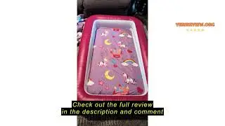 Review EnerPlex Kids Inflatable Toddler Travel Bed, Portable Air Mattress for Kids, Blow up Mattress