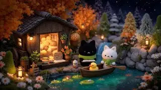 Мягкие ночные вибрации с милыми котиками