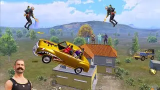 OMG😱 Victor Squad M249 Car Wars😈😂Funny & WTF MOMENTS OF PUBG | BGMI