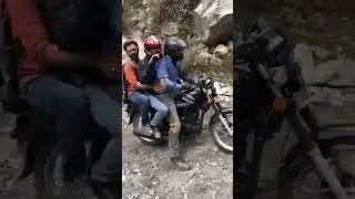 Power of GS (Chamm Waterfall Track) #memories #suzuki #suzukigs150 #ls2helmet #goprohero11
