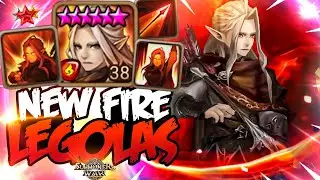 Он пытается играть с НОВЫМИ ОГНЕННЫМИ ЛЕГОЛАСАМИ (Ранг G2) - Summoners War