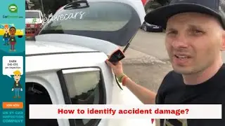 how to identify accident damaged car