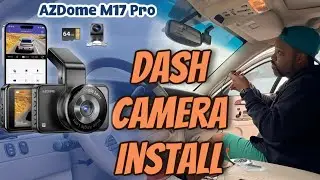 How to Install the AZDOME M17 Pro Dash Cam | 3K Front Camera Setup Guid