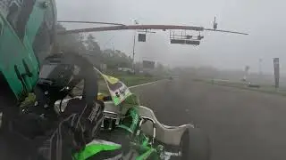 Onboard Karting Minimax Prefinal at Karting Genk NK 2T 2024 - TB KART Racing in the fog!