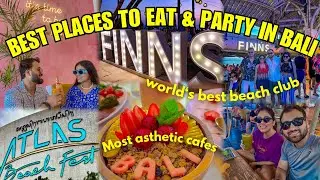 Finns beach club | Atlas beach club | kynd community | samadi bali | best cafes in canggu #bali