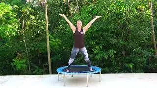 20 Minutes Day 15, Jan 2022, Kickstart Rebounding Series, Fun, Disco Style Workout. 126BPM.