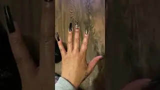 Black Heart Nails #shein #sheinnails #shorts #youtubeshorts #nails #diynails #pressonnails #onbudget