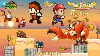 Super Aldo Game Vs Bali World jungle Beach Boss Level 1-15 #gaming #games #leadgamer