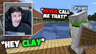 3 minutes 44 seconds of Dream getting called Clay (His real name)