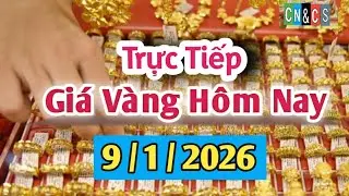 Trực Tiếp giá vàng 9 /1/2026 Biểu đồ vàng Thế Giới Kitco và giá vàng SJC vàng nhẫn 9999